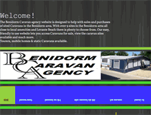 Tablet Screenshot of benidormcaravanagency.com